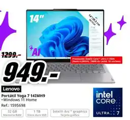 MediaMarkt LENOVO Portátil Yoga 7 14IMH9 oferta