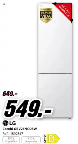 MediaMarkt LG Combi GBV21NCDSW oferta