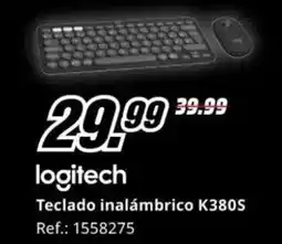 MediaMarkt LOGITEC Teclado inalámbrico K380S oferta