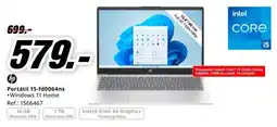 MediaMarkt HP Portátil 15-fd0064ns oferta