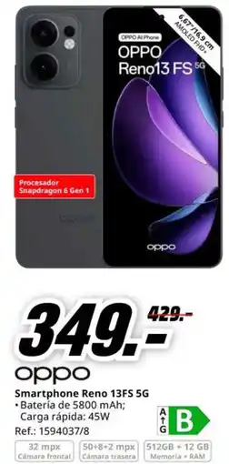 MediaMarkt OPPO Smartphone Reno 13FS 5G oferta