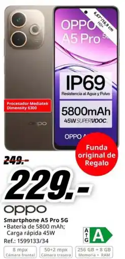 MediaMarkt OPPO Smartphone A5 Pro 5G oferta