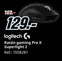 MediaMarkt LOGITECH Ratón gaming Pro X Superlight 2 oferta