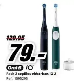 MediaMarkt ORAL-B Pack 2 cepillos eléctricos iO 2 oferta