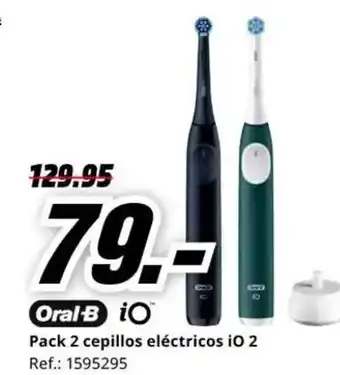 MediaMarkt ORAL-B Pack 2 cepillos eléctricos iO 2 oferta