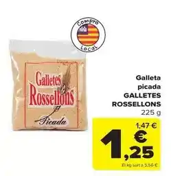Carrefour Galletes rossellons - galleta picada oferta