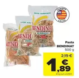 Carrefour Bendinat - pasta oferta