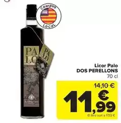 Carrefour Dos perellons - licor palo oferta