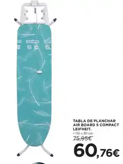 Hipercor Leifheit - tabla de planchar air board s compact oferta