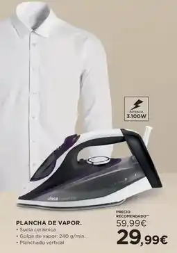 Hipercor Ufesa - plancha de vapor oferta