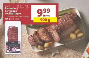 Lidl Redondo de vacuno novillo Angus 900g oferta