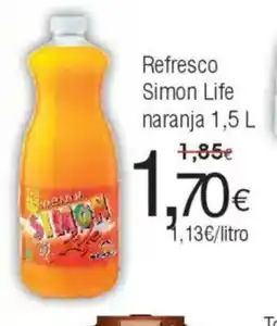 FROIZ Refresco Simon Life naranja oferta