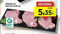 FROIZ Chuletas de lomo de cerdo oferta
