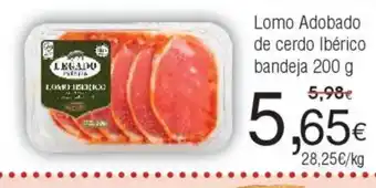FROIZ Lomo Adobado de cerdo Ibérico bandeja oferta