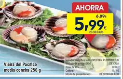 FROIZ Vieira del Pacífico media concha oferta