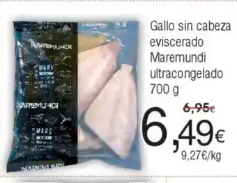 FROIZ Gallo sin cabeza eviscerado Maremundi ultracongelado oferta