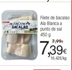 FROIZ Filete de bacalao Ala Blanca a punto de sal oferta