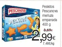 FROIZ Peskitos Pescanova merluza empanada oferta