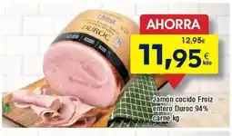 FROIZ Jamón cocido Froiz entero Duroc 94% carne oferta