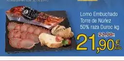 FROIZ Lomo Embuchado Torre de Núñez 50% raza Duroc oferta