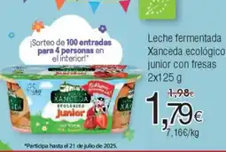 FROIZ Leche fermentada Xanceda ecológico junior con fresas oferta