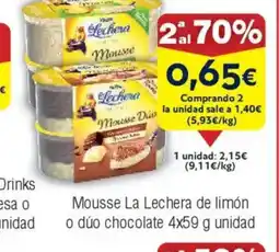 FROIZ Mousse La Lechera de limón o dúo chocolate oferta