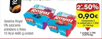 FROIZ Gelatina Royal 0% azúcares arándano o fresa oferta