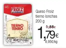 FROIZ Queso Froiz tierno lonchas oferta