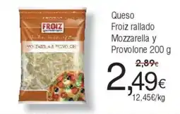 FROIZ Queso Froiz rallado Mozzarella y Provolone oferta