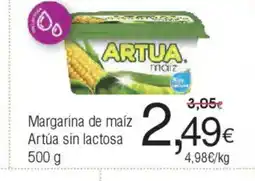 FROIZ Margarina de maíz Artúa sin lactosa oferta