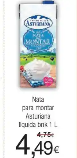 FROIZ Nata para montar Asturiana líquida oferta