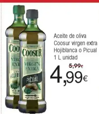 FROIZ Aceite de oliva Coosur virgen extra Hojiblanca o Picual oferta
