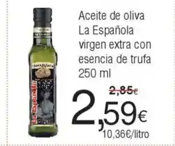 FROIZ Aceite de oliva La Española virgen extra con esencia de trufa oferta