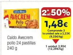 FROIZ Caldo Avecrem pollo 24 pastillas oferta