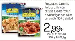 FROIZ Preparados Carretilla Pollo al ajillo con patatas asadas oferta