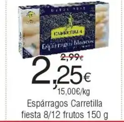 FROIZ Espárragos Carretilla fiesta 8/12 frutos oferta