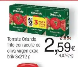 FROIZ Tomate Orlando frito con aceite de oliva virgen extra oferta