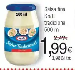 FROIZ Salsa fina Kraft tradicional oferta