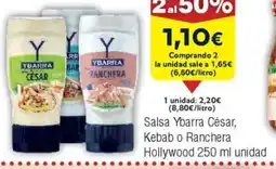 FROIZ Salsa Ybarra César, Kebab o Ranchera oferta