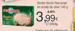 FROIZ Bonito Norte Pescamar en aceite de oliva oferta