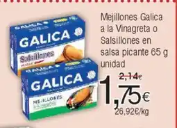 FROIZ Mejillones Galica a la Vinagreta o Salsillones en salsa picante oferta