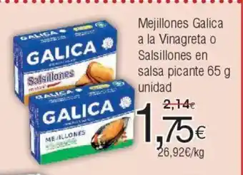 FROIZ Mejillones Galica a la Vinagreta o Salsillones en salsa picante oferta