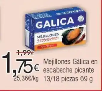 FROIZ Mejillones Gálica en escabeche picante oferta