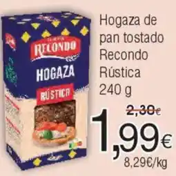 FROIZ Hogaza de pan tostado Recondo Rústica oferta