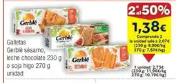 FROIZ Galletas Gerblé sésamo, leche chocolate oferta
