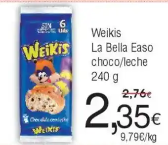 FROIZ WEIKIS La Bella Easo choco leche oferta