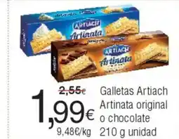FROIZ Galletas Artiach Artinata original o chocolate oferta