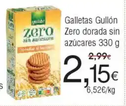 FROIZ Galletas Gullón zero Zero dorada sin oferta