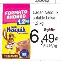 FROIZ Cacao Nesquik soluble bolsa oferta
