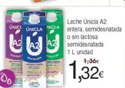 FROIZ Leche Únicla A2 entera, semidesnatada o sin lactosa oferta
